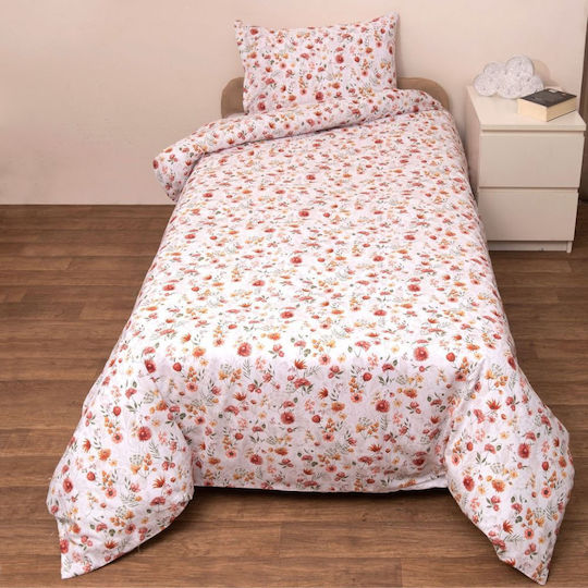 Viopros Baby Sheets Set Crib Cotton Spring Pink 120x160cm 3pcs
