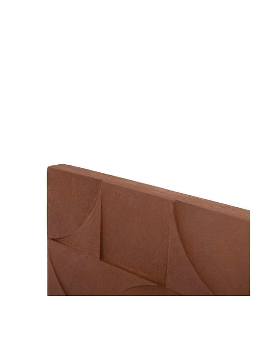 Πινακας Τετραγωνος Fb94524 Mdf Καφε Χρωμα 80x5 Πάχος X80υεκ