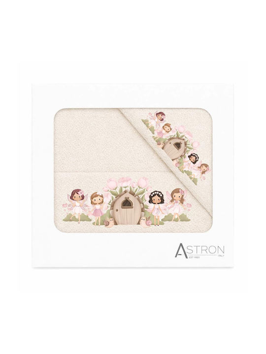 Astron Italy Σετ Βρεφικές Πετσέτες 2τμχ Fairytale Βάρους 500gr/m²