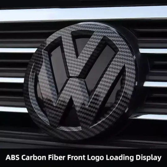 Cover for Volkswagen Golf 6 Mk6 2009-2012 Bonnet Logo Black Matte Aif606
