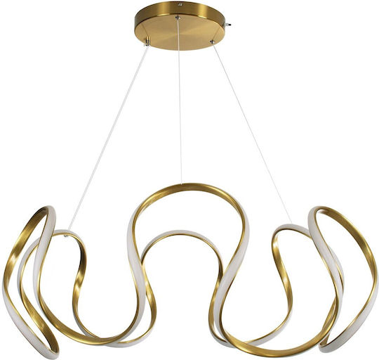 kelvo Tarantula Ceiling Light Gold LED With Adjustable Warm To Cool White Light 78x78x31.5cm