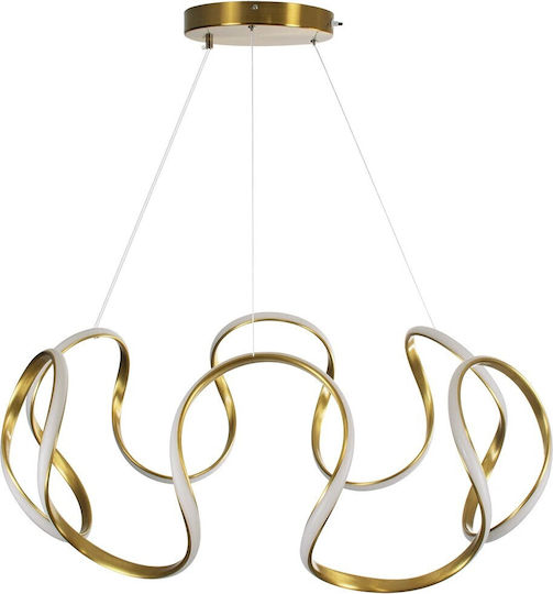 kelvo Tarantula Ceiling Light Gold LED With Adjustable Warm To Cool White Light 78x78x31.5cm
