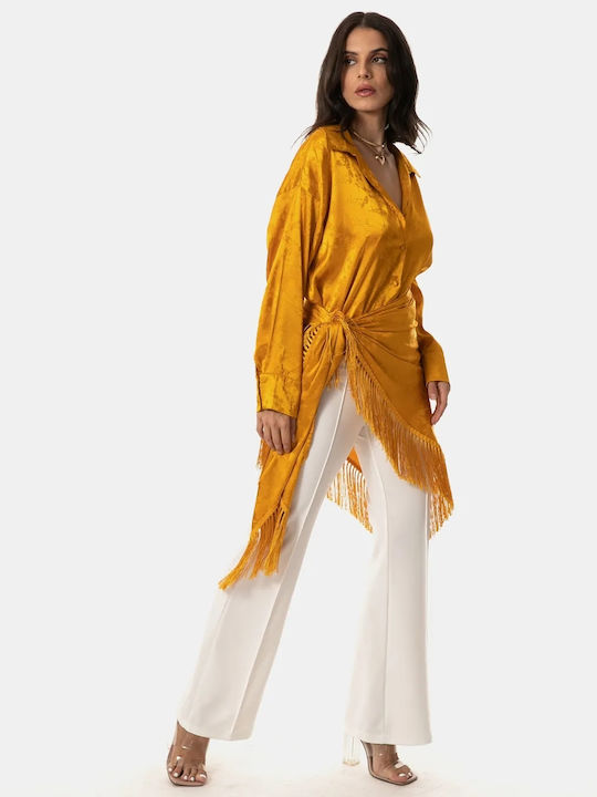 Rock Club Women's Beachwear Skirt Mustard