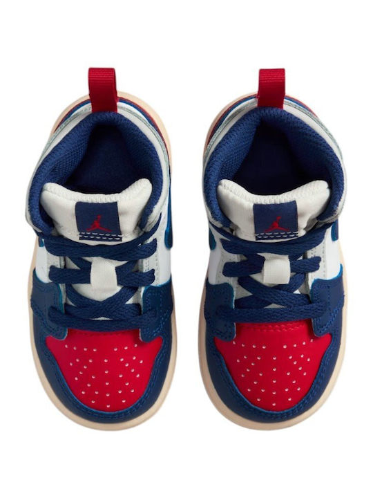 Air  1 Mid Kinder Sneaker Hoch Mehrfarbig