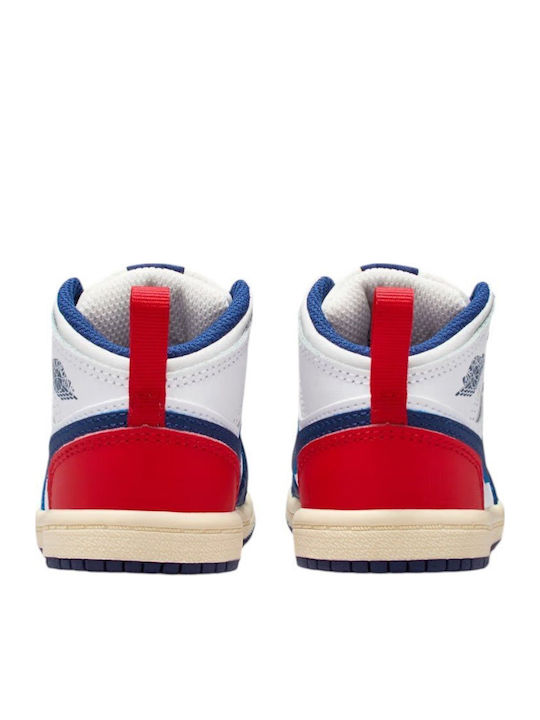 Air  1 Mid Kinder Sneaker Hoch Mehrfarbig