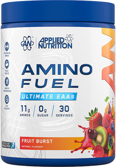 Applied Nutrition Amino Fuel Eaa 390g Fruit Burst & Applied Nutrition Lifestyle Water Bottle 1000ml Custom Bundle
