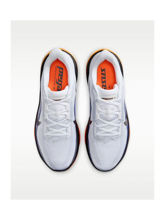 Pegasus 42 Herren Sportschuhe Running Weiß / Lapislazuli / Total Orange / Metallic Silver