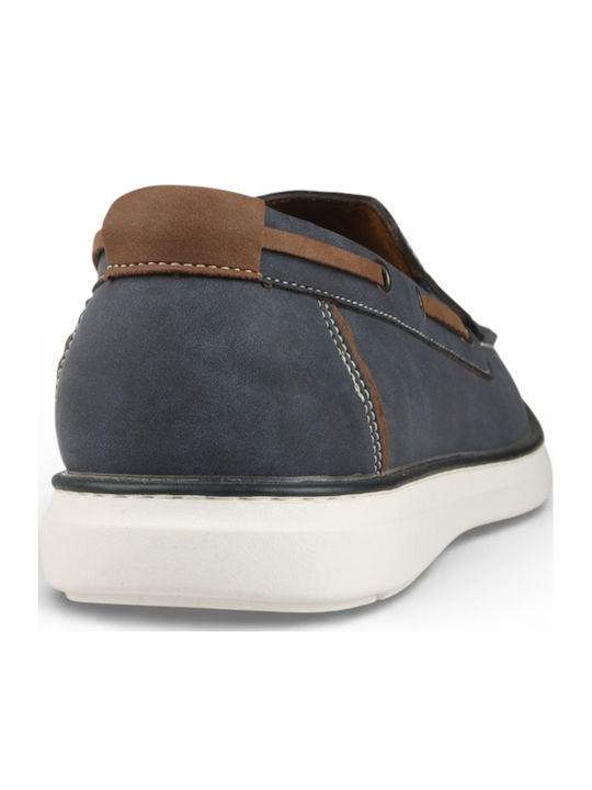 Men's Moccasins in Blue Colour