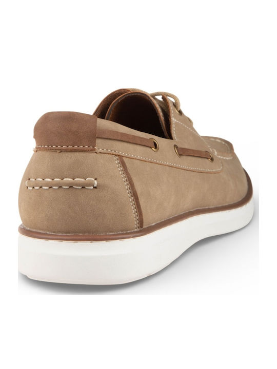 Ανδρικά Boat Shoes σε Μπεζ Χρώμα