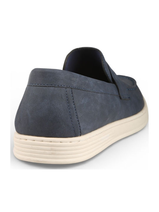 Men's Moccasins in Blue Colour