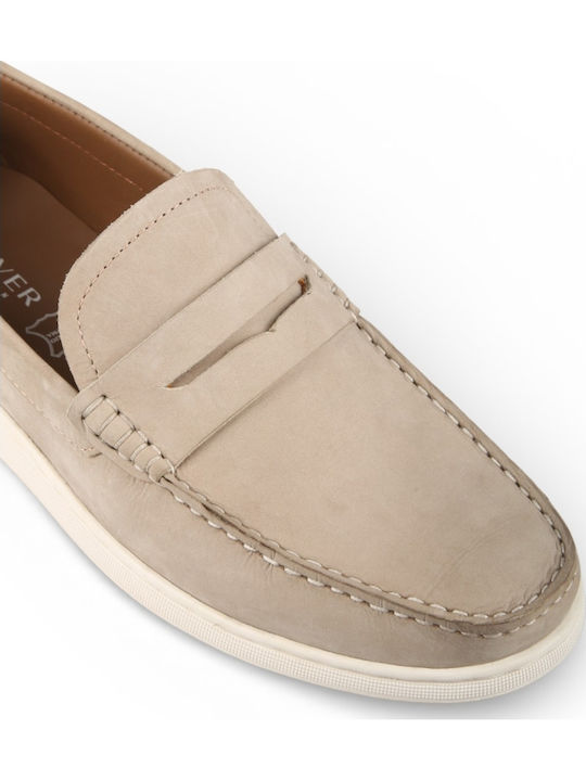 Herren Mokassins in Beige Farbe