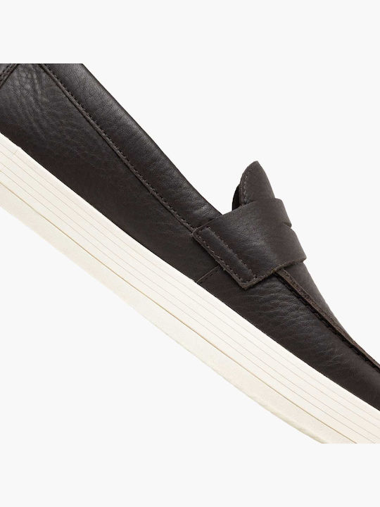 Δερμάτινα Ανδρικά Loafers σε Καφέ Χρώμα