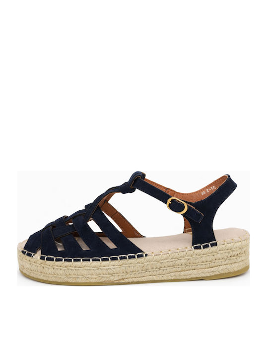 Summer Women's Blue Platforms SH-CD-35K-26FL-BLUE