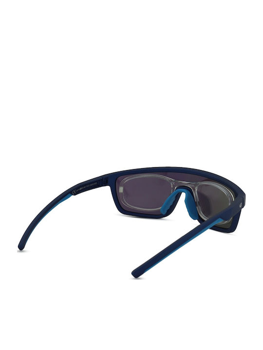 Centrostyle Mask Kids Sunglasses with Blue Mirror Lens