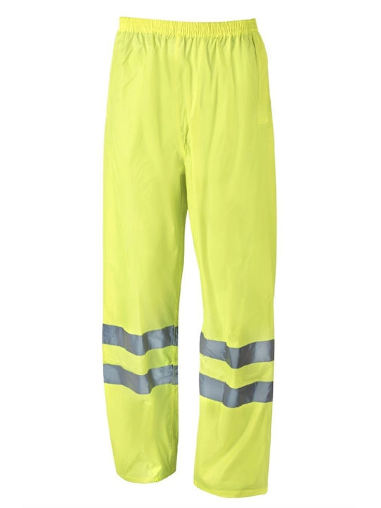Active Gear Waterproof and Windproof Men's Work Suit with Reflective Tapes Yellow