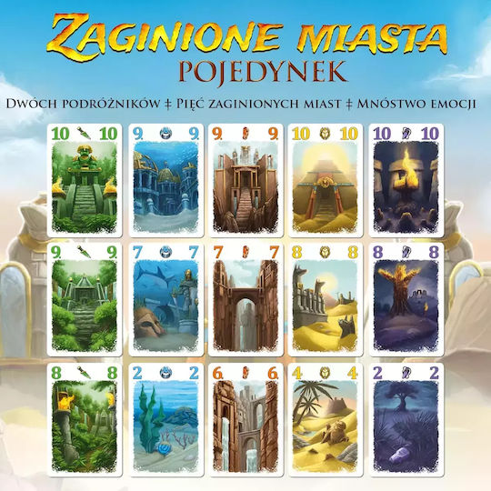Επιτραπέζιο Παιχνίδι Lost Cities Duel για 2 Παίκτες 8+ Ετών (PL) Nasza Ksiegarnia