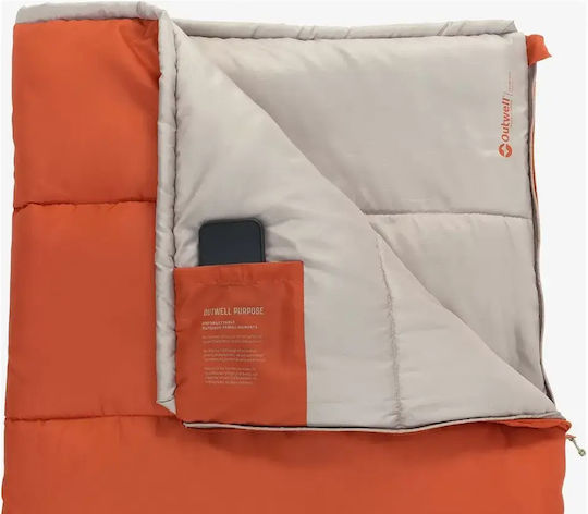 Outwell Sleeping Bag Παιδικό Champ Burnt Red