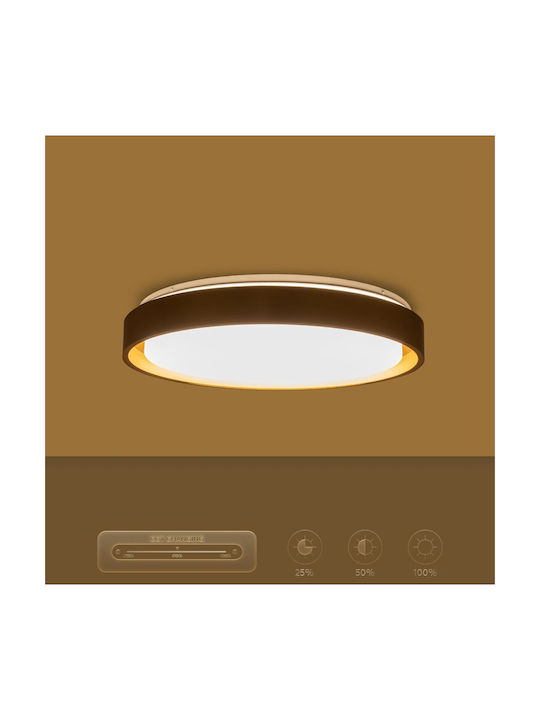 kelvo Barchetta Plafonieră de Tavan 48 cm Aurie cu LED Integrat