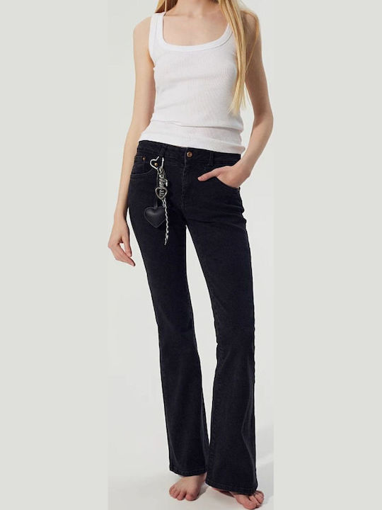 Low Rise Women's Jean Pants Black