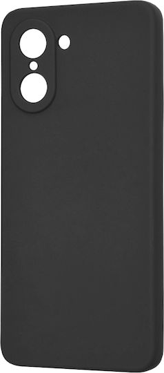 Techsuit Softflex Umschlag Rückseite Silikon Schwarz (OnePlus Nord CE5)