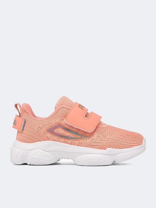 Memory Musha Παιδικά Sneakers Ανατομικά με Σκρατς Πορτοκαλί