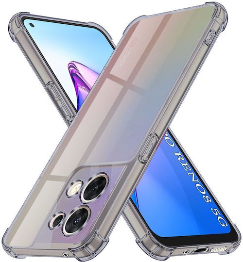 Techsuit Bumper Silicone Transparent (Oppo Reno8)