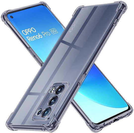 Techsuit Stoßstange Silikon Transparent (Oppo Reno6 Pro)