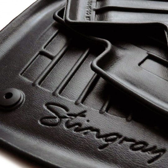 Race Axion Car Mats Ford Edge Sbf 2014 5-Door Rubber Raised Sides Protective Fasteners Passenger Cars 5 Pieces 5007275/st 5007275/st