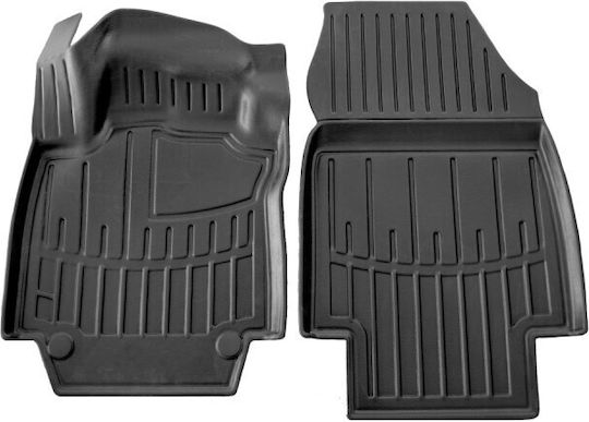 Race Action Килими За Кола Рено Захват J5/h5 2013-2019 5 Врати Гумени Car Mats Защита Закопчалки Материал Гума Лекотоварни Автомобили 2 Бр 5018382/st