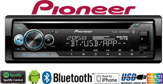 Pioneer DEH-S520 BT Car Radio (1DIN) (Bluetooth/USB/CD)