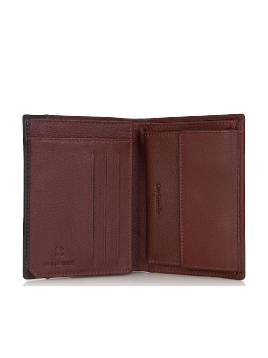 Leather Men's Wallet with RFID Brown