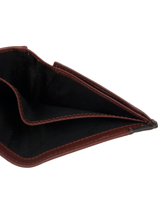 Leather Men's Wallet with RFID Brown