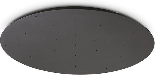 Rosone D1050 Βάση Κρεμαστού Φωτιστικού 25 Φώτων Μεταλλική Μαύρο