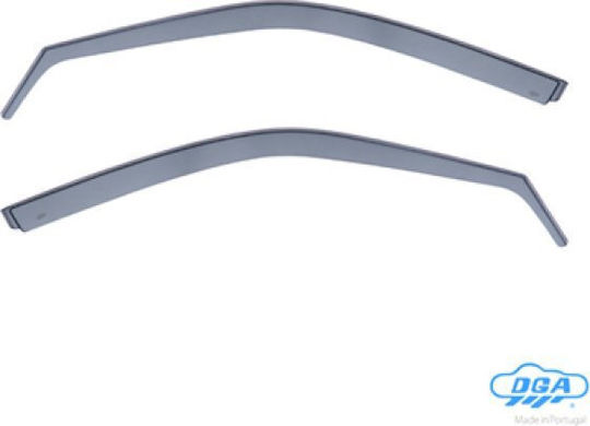 Dga Deflectoare Vânt Partea Din Față Geamuri Tip Fumuriu Honda Civic Ej Eg 1992-1995 2 Uși Material Plexiglass 2 Bucăți Dga10009
