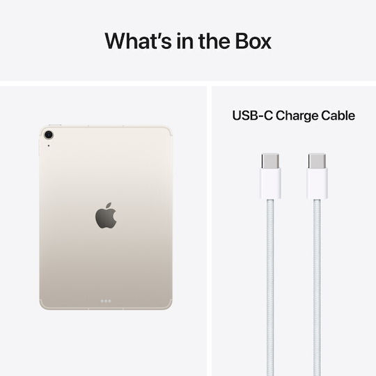 Apple iPad Air M4 (2026) 5G 11" (12GB/128GB) Starlight