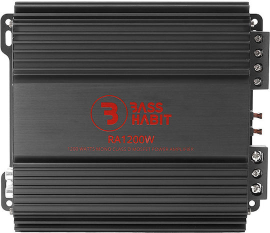 Bass Habit Car Audio Amplifier 1 Channel (D Class)