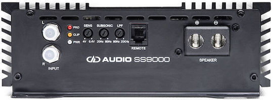 DD Audio Ενισχυτής Αυτοκινήτου Ss9000 2 Καναλιών (Κλάση D)
