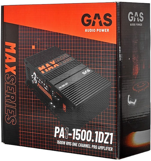 Gas Audio Power Ενισχυτής Αυτοκινήτου One Channel 1 Καναλιού (Κλάση D)
