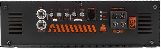 Gas Audio Power Ενισχυτής Αυτοκινήτου 1 Καναλιού (Κλάση D)