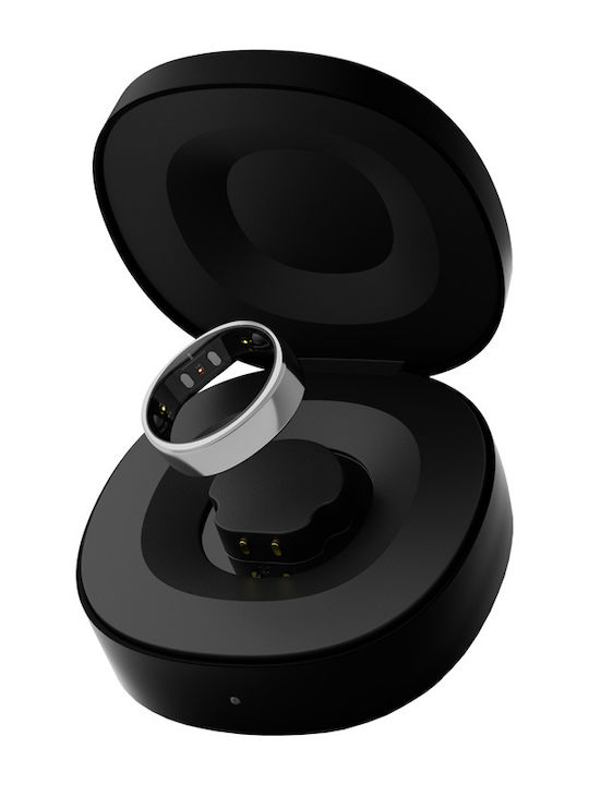 RingConn Gen 2 Intelligenter Ring 18,2 mm mit Herzfrequenzsensor Silber