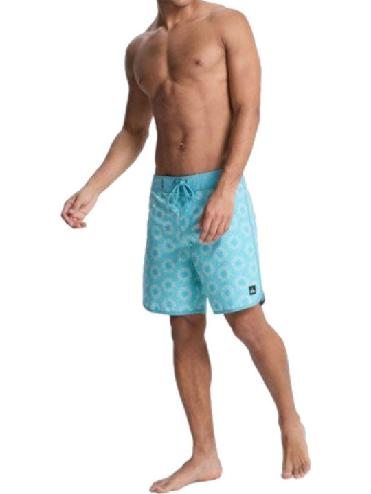 Surfsilk Scallop 18 Ανδρικό Μαγιό Βερμούδα Γαλάζιο Floral