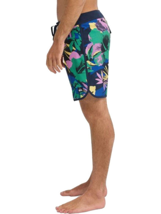 Surfsilk Muschel 18 Herren-Bademode Bermuda Dunkelblau Blumen
