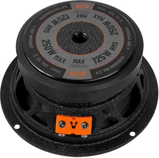 Gas Audio Power Ηχείο Αυτοκινήτου 6.5" με 125W RMS (Midrange)