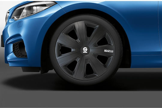 Sparco Auto Radkappen Set 4Stück 14" Schwarz