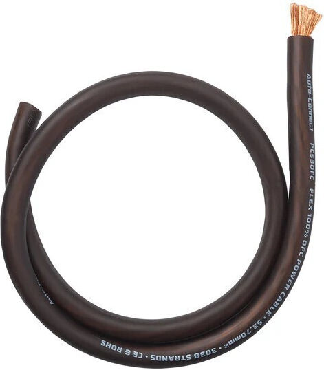 Pc21ccab Pure Cca 21.6mm² Захранващ Кабел Auto Connect Черен