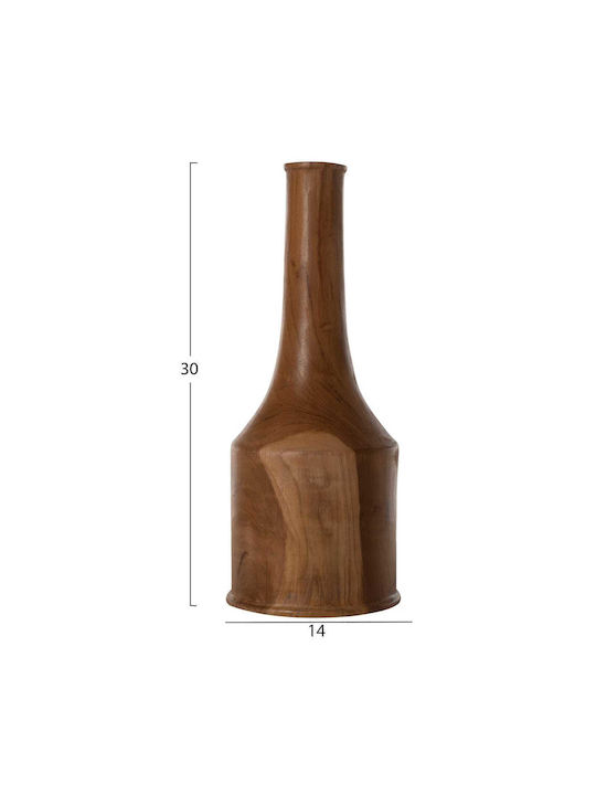 Decorative Vases Wooden Set 3 Pieces