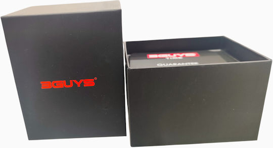 3Guys 3GW6701 45mm Smartwatch με Παλμογράφο (Μαύρο)