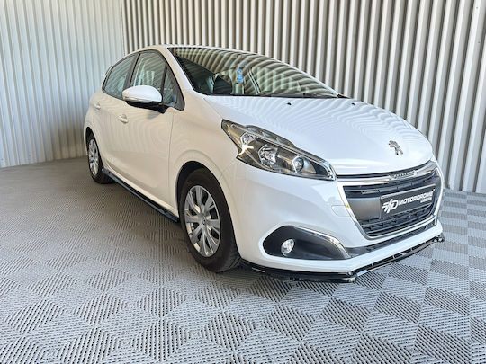 Spoiler Auto Vorderseite Χειλάκι Kompatibel mit Peugeot 208 2015-2019
