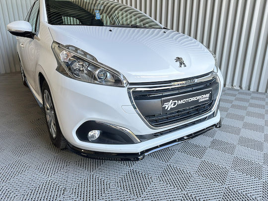 Spoiler Auto Vorderseite Χειλάκι Kompatibel mit Peugeot 208 2015-2019