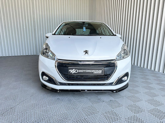 Spoiler Auto Vorderseite Χειλάκι Kompatibel mit Peugeot 208 2015-2019